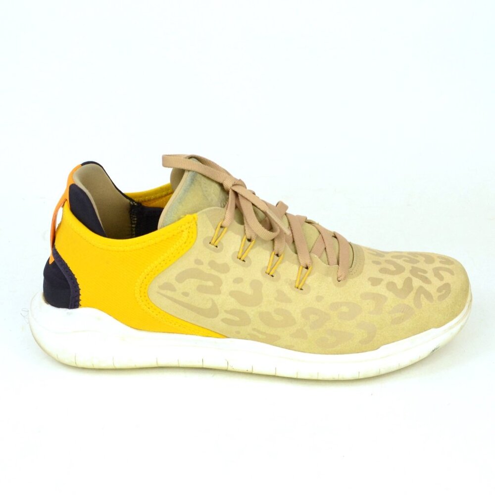 Nike Free RN Women's Size 10.5 Tan Cheetah Print Athletic Running Shoes